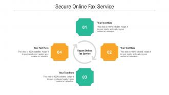 Secure online fax service ppt powerpoint presentation infographic template infographic template cpb