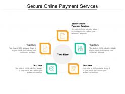Secure online payment services ppt powerpoint presentation pictures graphics design cpb
