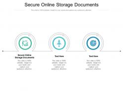 Secure online storage documents ppt powerpoint presentation slides guidelines cpb
