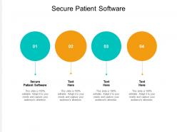 Secure patient software ppt powerpoint presentation layouts display cpb