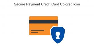 Secure Payment Credit Card Colored Icon In Powerpoint Pptx Png And Editable Eps Format