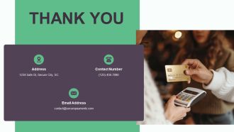 Secure Payment Methods For Customers PPT Mockup AT Graphical Editable