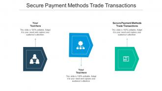 Secure payment methods trade transactions ppt powerpoint ideas cpb