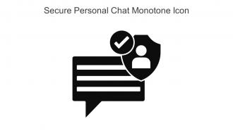 Secure Personal Chat Monotone Icon In Powerpoint Pptx Png And Editable Eps Format