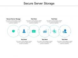 Secure server storage ppt powerpoint presentation pictures example introduction cpb