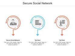 Secure social network ppt powerpoint presentation styles demonstration cpb