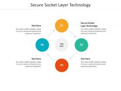 Secure socket layer technology ppt powerpoint presentation model graphics pictures cpb