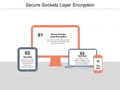 Secure sockets layer encryption ppt powerpoint presentation model cpb