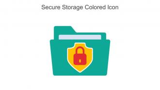 Secure Storage Colored Icon In Powerpoint Pptx Png And Editable Eps Format