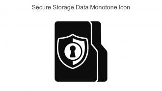 Secure Storage Data Monotone Icon In Powerpoint Pptx Png And Editable Eps Format
