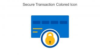 Secure Transaction Colored Icon In Powerpoint Pptx Png And Editable Eps Format