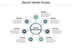 Secure vendor access ppt powerpoint presentation summary clipart images cpb