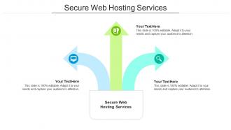Secure web hosting services ppt powerpoint presentation pictures background cpb