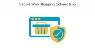 Secure Web Shopping Colored Icon In Powerpoint Pptx Png And Editable Eps Format
