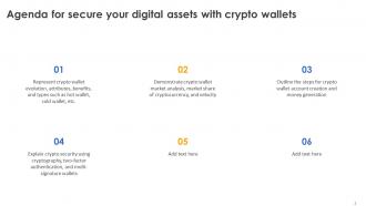 Secure Your Digital Assets With Crypto Wallets Powerpoint Presentation Slides Downloadable Ideas