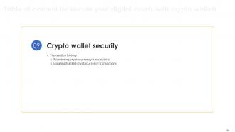 Secure Your Digital Assets With Crypto Wallets Powerpoint Presentation Slides Unique Images