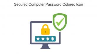 Secured Computer Password Colored Icon In Powerpoint Pptx Png And Editable Eps Format