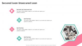 Secured Loan Unsecured Loan In Powerpoint And Google Slides Cpb