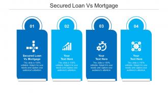 Secured loan vs mortgage ppt powerpoint presentation layouts mockup cpb