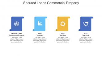 Secured loans commercial property ppt powerpoint presentation slides background cpb