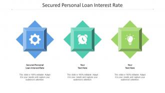 Secured Personal Loan Interest Rate Ppt Powerpoint Presentation Icon Mockup Cpb