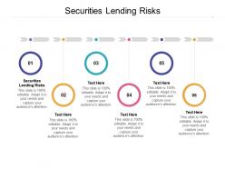 Securities lending risks ppt powerpoint presentation slides topics cpb