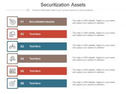 Securitization assets ppt powerpoint presentation inspiration maker cpb
