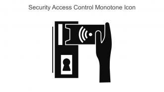 Security Access Control Monotone Icon In Powerpoint Pptx Png And Editable Eps Format