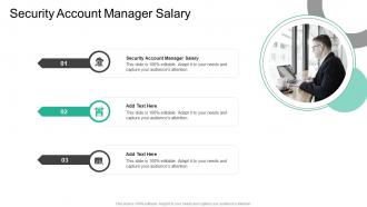 Security Account Manager Salary In Powerpoint And Google Slides Cpb