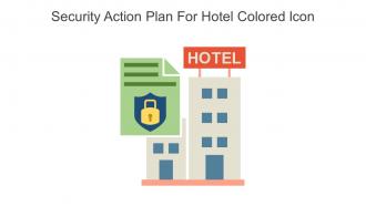 Security Action Plan For Hotel Colored Icon In Powerpoint Pptx Png And Editable Eps Format