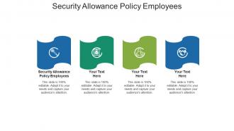Security allowance policy employees ppt powerpoint presentation slides visual aids cpb
