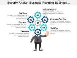 Security analyst business planning business customer satisfaction survey cpb