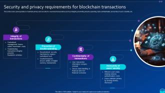 Security And Privacy Requirements For Blockchain Comprehensive Approach To Privacy BCT SS
