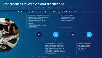 Security Architecture Review Of A Cloud Best Practices To Review Cloud Architecture