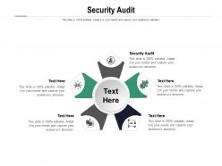 Security audit ppt powerpoint presentation summary design inspiration cpb