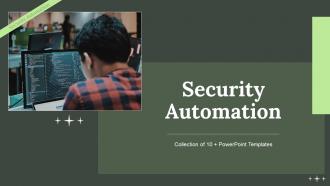Security Automation Powerpoint Ppt Template Bundles