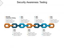 Security awareness testing ppt powerpoint presentation professional structure cpb