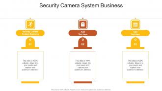 Security Camera System Business In Powerpoint And Google Slides Cpb