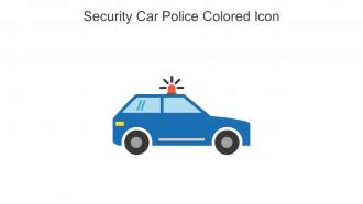 Security Car Police Colored Icon In Powerpoint Pptx Png And Editable Eps Format
