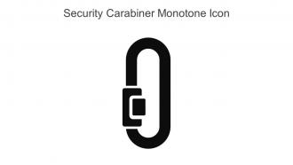 Security Carabiner Monotone Icon In Powerpoint Pptx Png And Editable Eps Format