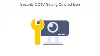 Security CCTV Setting Colored Icon In Powerpoint Pptx Png And Editable Eps Format