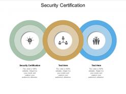 Security certification ppt powerpoint presentation file example topics cpb