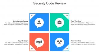 Security code review ppt powerpoint presentation professional slide cpb