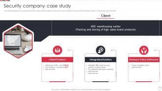 Security Company Case Study Home Security Systems Company Profile