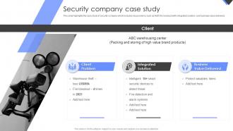 Security Company Case Study Wireless Home Security Systems Company Profile