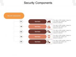 Security components ppt powerpoint presentation summary model cpb