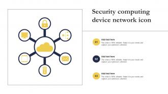 Security Computing Device Network Icon