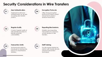Security Considerations In Wire Transfers CBWT PPT Example ST AI SS