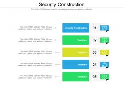 Security construction ppt powerpoint presentation infographics graphics cpb
