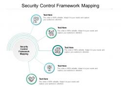 Security control framework mapping ppt powerpoint presentation infographics designs cpb